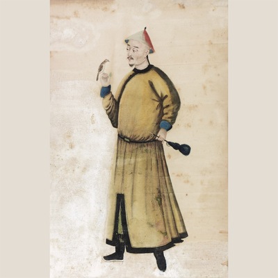 兵器与武术通草画
